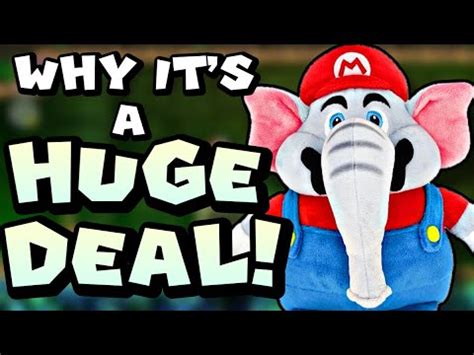 Why Sanei S Elephant Mario Plush Is So Significant Discussing Sanei S