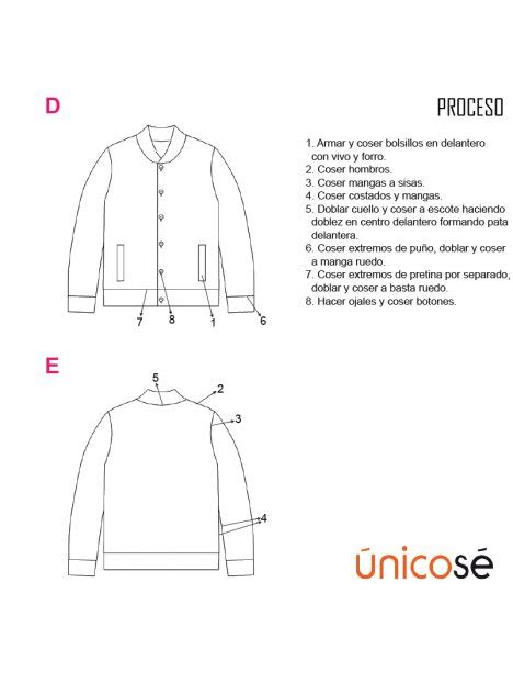 Moldes En Pdf O Papel De Chaquetas Y Camperas