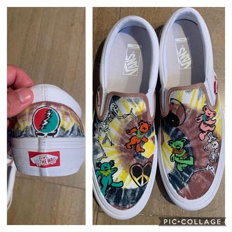 My new custom Grateful Dead vans! : gratefuldead