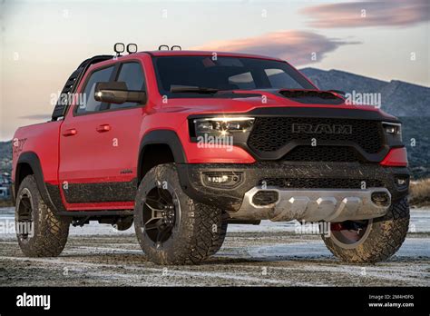 Ram Trx The World S Most Powerful Pickup Truck Stock Photo Alamy