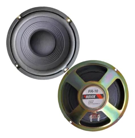 Alto Falante Novik Fr10 8 Polegadas 8 Ohms 20w Rms novo Frete grátis