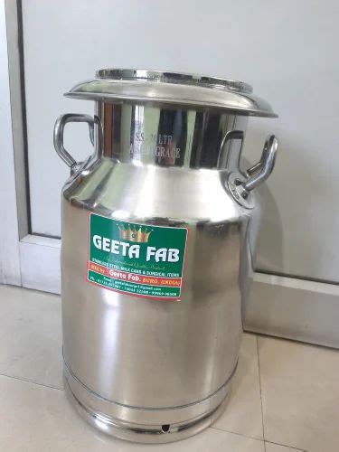 Geeta Fab L Stainless Steel Milk Can At In Yamuna Nagar Id