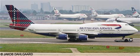 British Asia Airways Boeing 747-400 (Benyhone Tartan Livery) | V1 Decals