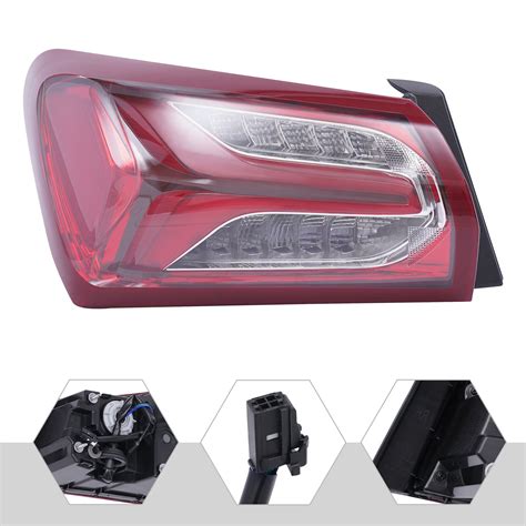 For 2019 2022 Chevy Malibu Led Tail Light Lamp Outer Replacement Lh