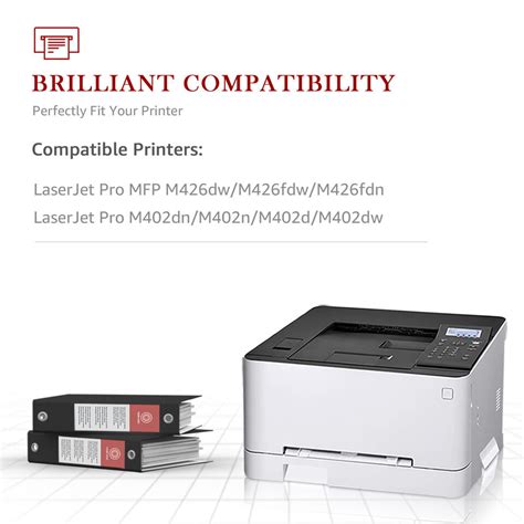 4 PACK Black CF226A 226A Toner Cartridge for HP M402dn M402dw M426 MFP ...