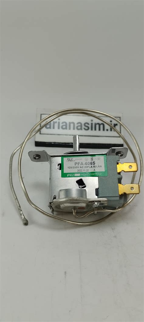 ترموستات کولر پنجره‌ای مدل PFA-606S دو پین پایه باز کره ای اصلی ...