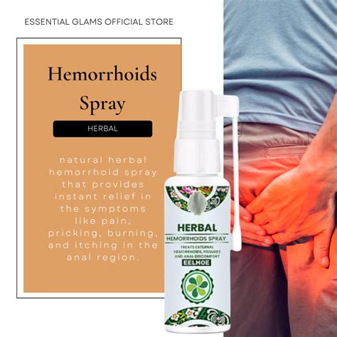 BMRS Hemorrhoids Removal Medical Spray Treatment External Mixed