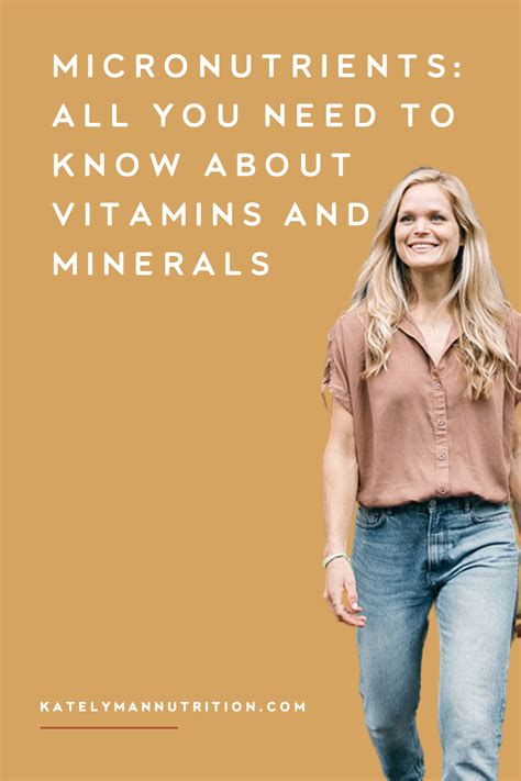 Micronutrients All You Need To Know About Vitamins And Minerals Kate