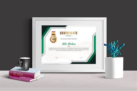 Modern Certificate Design Template V-24 - Design Cuts