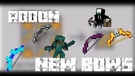 New Bows Addon Mods De Arcos Para Minecraft Pe Be Youtube