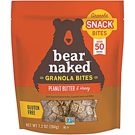 Chewy Bites Oz Peanut Butter Honey Granola Bites By Bear Naked At Fleet Farm