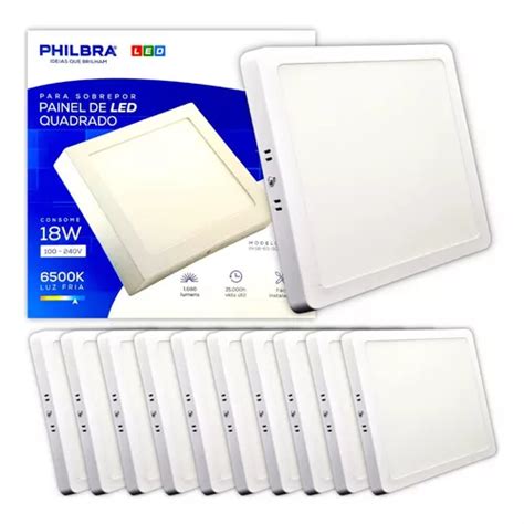 Kit De L Mparas Led Cuadradas De W Con Panel De Plaf N Mercadolibre