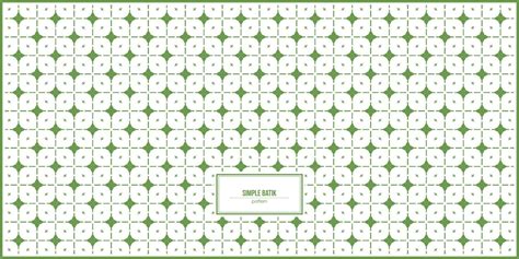 simple symmetrical green batik pattern 9752091 Vector Art at Vecteezy