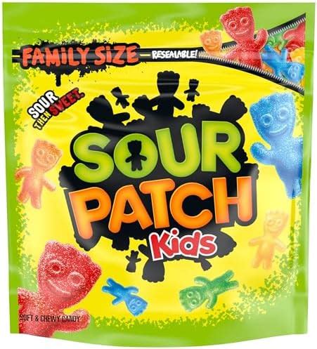 Amazon.com: SOUR PATCH KIDS Fruits Mix Soft & Chewy Candy, Share Size ...