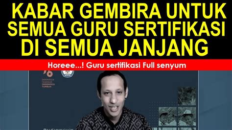 Hore Kabar Gembira Dari Kemdikbud Dan Kemenag Untuk Semua Guru