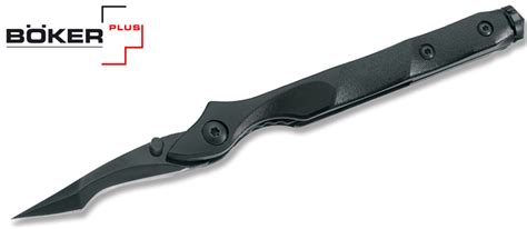 Boker Plus 01BO047 Urban Survival - 1.6" Black Finish Plain Edge 440C ...