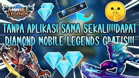 CARA MENDAPATKAN DIAMOND GRATIS DI MOBILE LEGENDS TANPA APLIKASI 2020