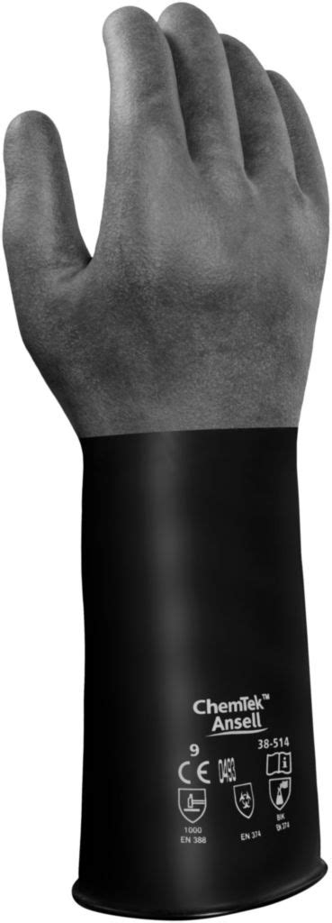 Gants résistants aux produits chimiques AlphaTec Butyle 38 514 38