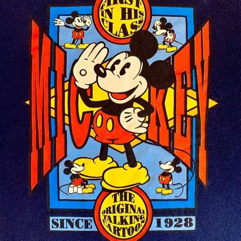 90s Disneys Mickey Mouse Single Stitch Gem