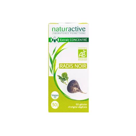 Radis Noir Elimination Naturactive G Lules Naturactive