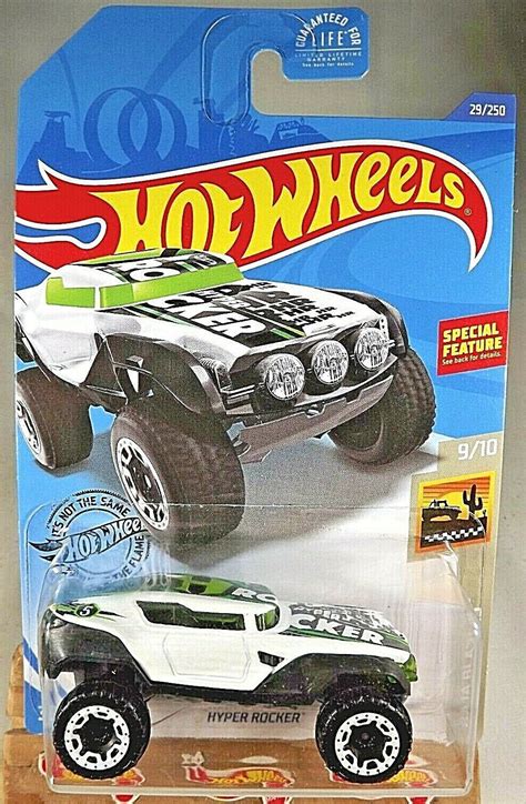 2020 Hot Wheels 29 Baja Blazers 9 10 HYPER ROCKER White Black W White BeadlocSp Contemporary
