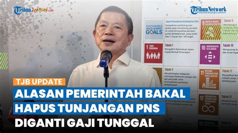 Terungkap Ini Alasan Pemerintah Bakal Hapus Tunjangan Pns Diganti