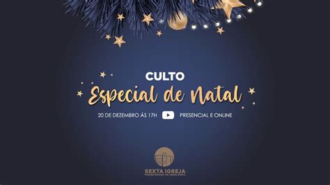 Culto Especial De Natal 20 12 20 YouTube