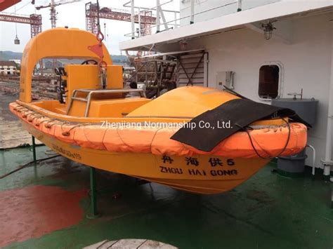 Solas Approved High Speed Rescue Boat With Inboard Engine Waterjet