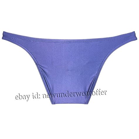 Men S Silk Satin Bikini Briefs Underwear Enhance Pouch Cheeky Briefs Underpants Ebay