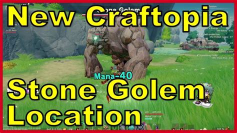 Seamless Where To Find Stone Golem In New Seamless Craftopia Youtube