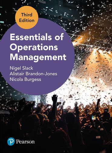 Slack Essentials Of Operations Management 3ed