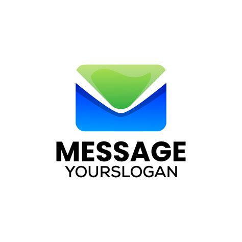 colorful message icon logo design 40295244 Vector Art at Vecteezy