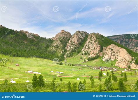 Gorkhi Terelj National Park At Ulaanbaatar Mongolia Stock Image