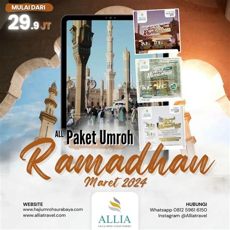 Umroh Ramadhan 2024 Paket Umroh Maret 2024