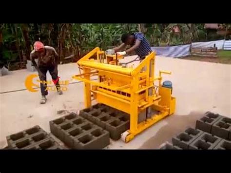 Qmy Egg Laying Manual Concrete Block Making Machine Youtube