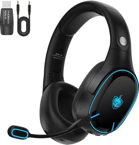 Ozeino Gaming Headset Wireless Für Ps4 Ps5 Pc Xbox Switch Headset Mit Mikrofon Noise Cancelling