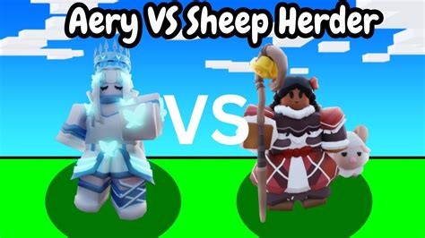 The Two Damage Kits Aery Vs Sheep Herder Roblox Bedwars Youtube