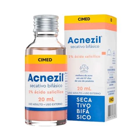 Ácido Salicílico Para Cravos - Ácido Salicílico Acnezil Anti Acne Cravos e Espinhas Secativo Bifásico ...