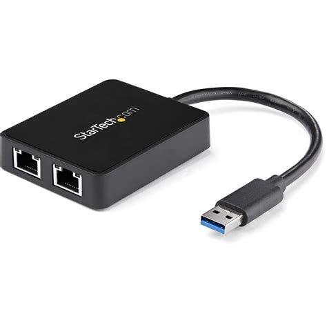 StarTech USB 3 0 Auf Dual Gigabit Ethernet Adapter USB 3 0 2x 10