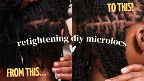 Retightening Diy Microlocs How To Interlock Locs Point Rotation