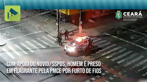 Apoio Do Nuvid Sspds Homem Preso Em Flagrante Pela Pmce Por