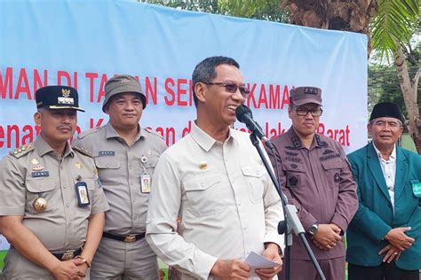 Heru Budi Berencana Buat Sumur Resapan Di Kalideres Untuk Tangani Banjir