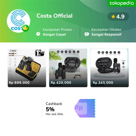 Costa Official - Produk Resmi & Terlengkap | GoPayLater Cicil 0% ...