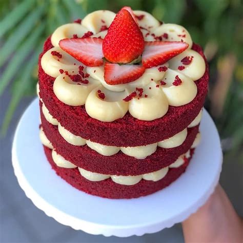 Aprenda A Fazer Um Lindo Bolo Red Velvet Naked Cake Esta Receita