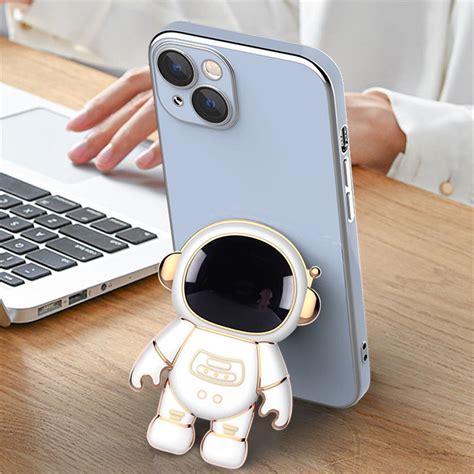 Upgraded Version D Plating Astronaut Hidden Stand For Pro Max