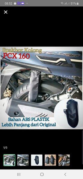 Jual Hugger Pcx Spakbor Kolong Belakang Anti Cipret Pcx Plastik