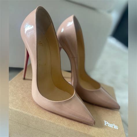 Christian Louboutin So Kate Pump 120 Mm Heel Nude P Gem