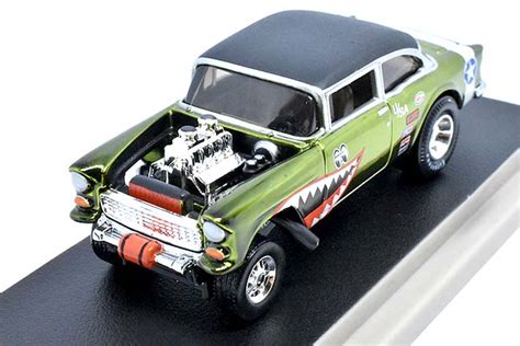 55 CHEVY BEL AIR GASSERの新旧金型モデル比較RLC版The Flying Tigersベルエアのレビュー FPN04 Hot Wheels 情報まとめ