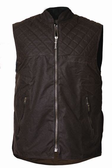 Quilted Vest Brown Driza Bone Quilted Vest Vest Quilted