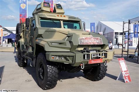 Special Forces Of The Rf Armed Forces Used A New Armored Car Vpk Ural